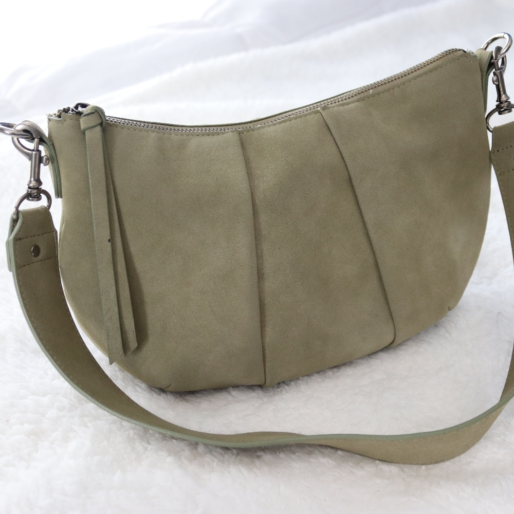 Universal Thread Olive Green Pleated Hobo Handbag